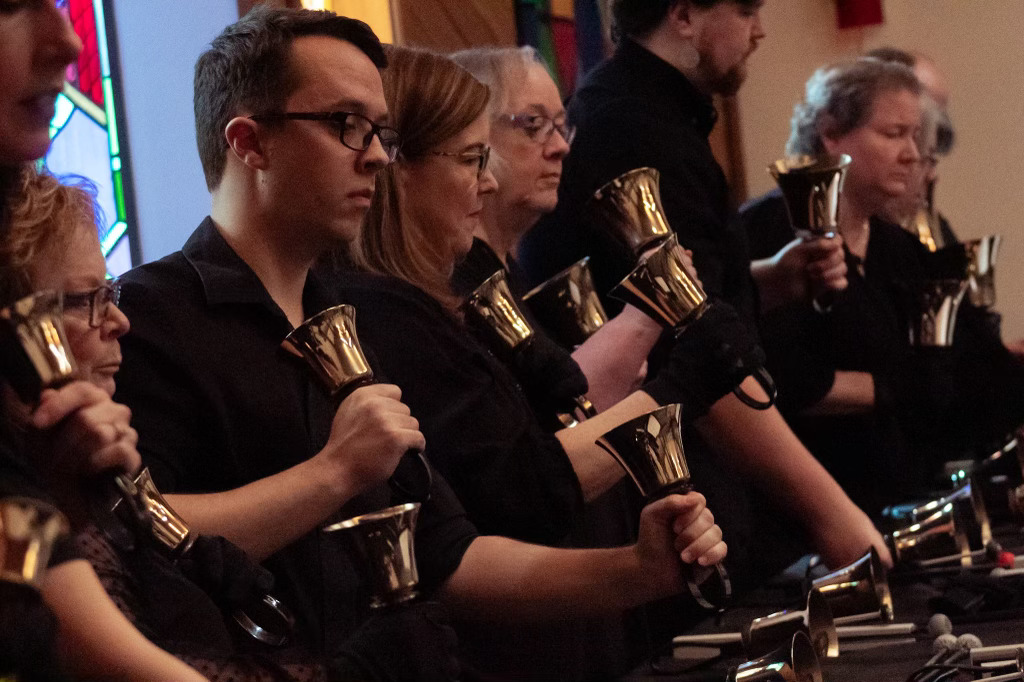 Bells of the Cascades ringing in concert