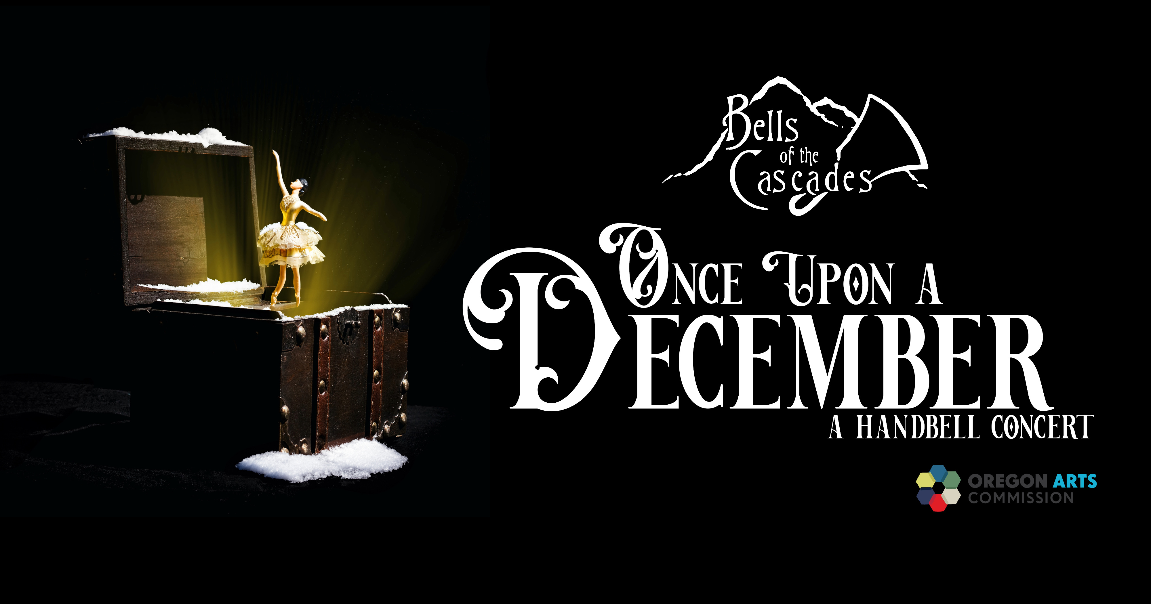 Bells of the Cascades, December 2023, "Once Upon a December" concert image